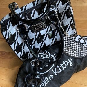 Brand new with tags Hello Kitty Loungefly bag with crossbody strap and dust bag